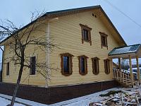 Реконструкция и отделка деревянного дома в Бокситогорске
