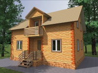 Каркасный дом 7х9 | Строительство домов в Мурманске