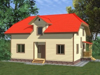 Каркасный дом 9х11 | Строительство домов в Мурманске